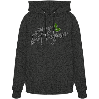 vegwear "sorry but vegan" - unisex hoodie / hoodie, organic, vegan