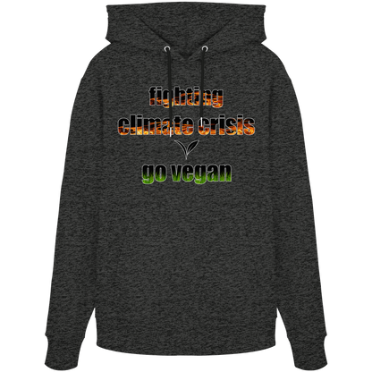 vegwear "fighting climate cirsis" - Bio Hoodie / Kapuzenpulli, vegan & klimafreundlich