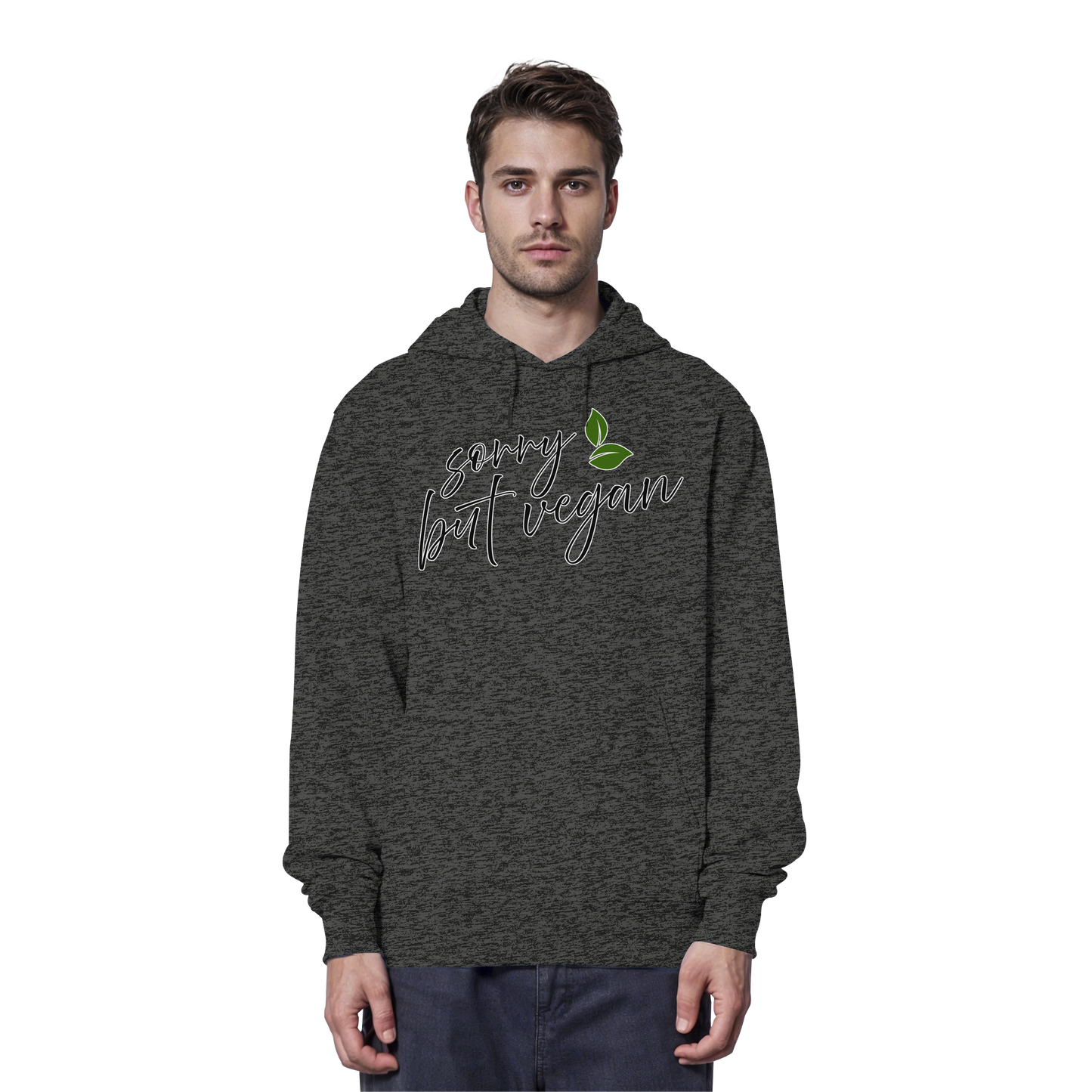 vegwear "sorry but vegan" - unisex hoodie / hoodie, organic, vegan