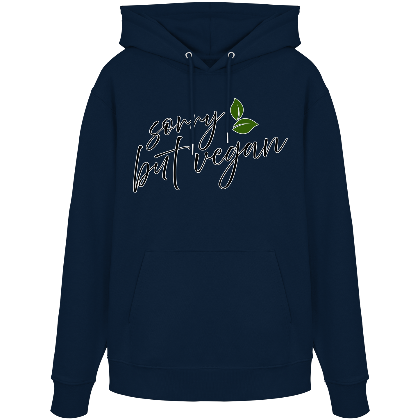 vegwear "sorry but vegan" - unisex hoodie / hoodie, organic, vegan