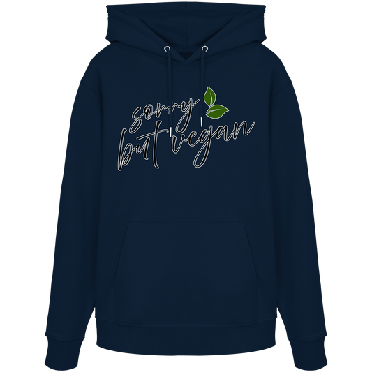 vegwear "sorry but vegan" - unisex hoodie / hoodie, organic, vegan