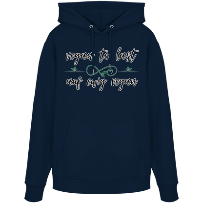 vegwear "vegan to last" - unisex Hoodie / Kapuzenpulli, bio, vegan