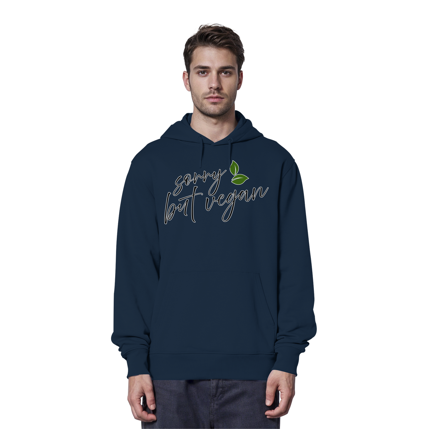 vegwear "sorry but vegan" - unisex hoodie / hoodie, organic, vegan