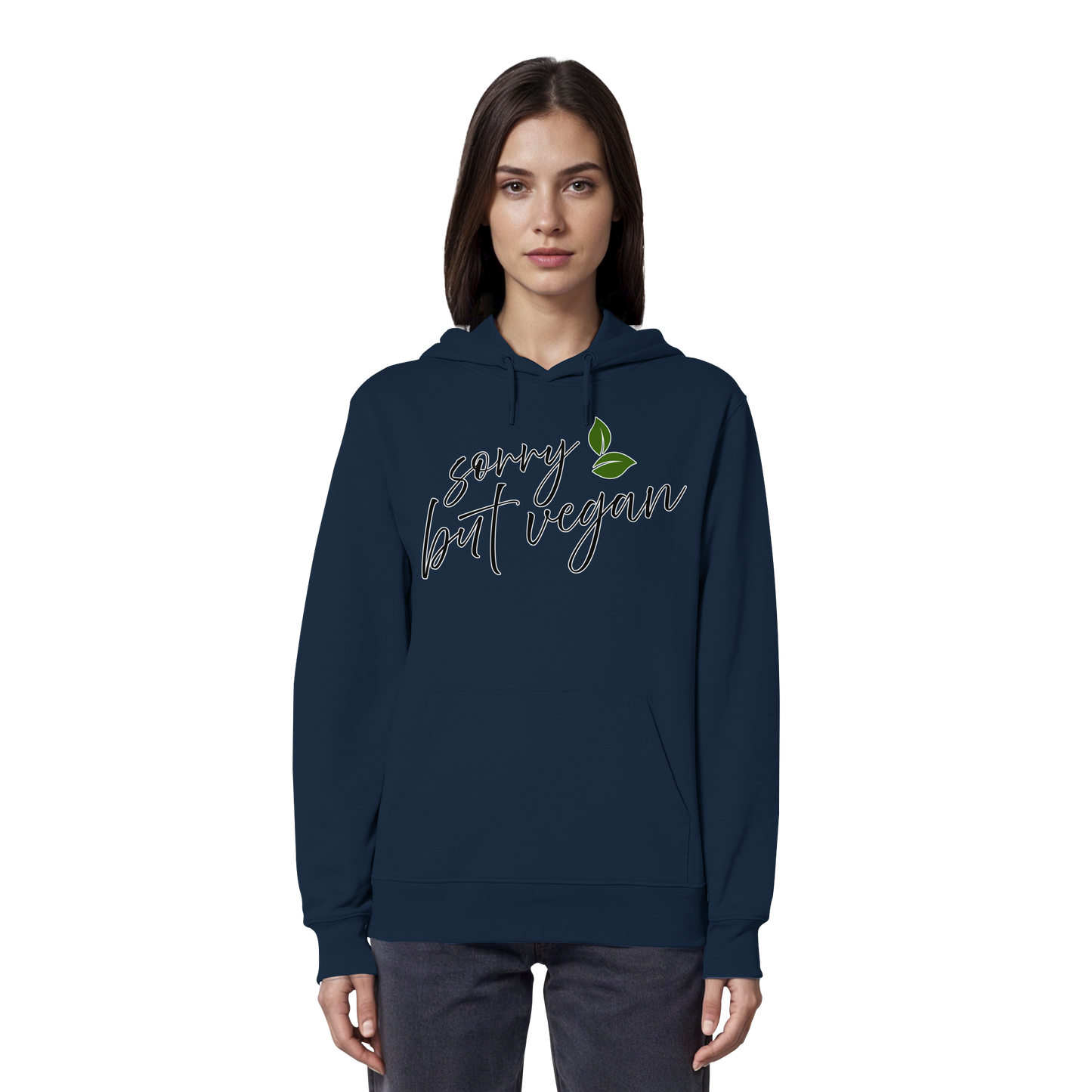 vegwear "sorry but vegan" - unisex hoodie / hoodie, organic, vegan