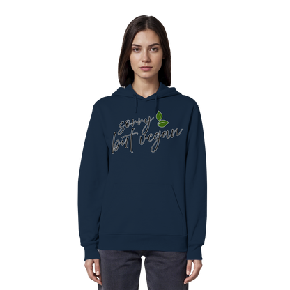 vegwear "sorry but vegan" - unisex hoodie / hoodie, organic, vegan