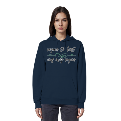vegwear "vegan to last" - unisex Hoodie / Kapuzenpulli, bio, vegan