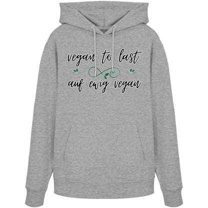 vegwear "vegan to last" - unisex Hoodie / Kapuzenpulli, bio, vegan