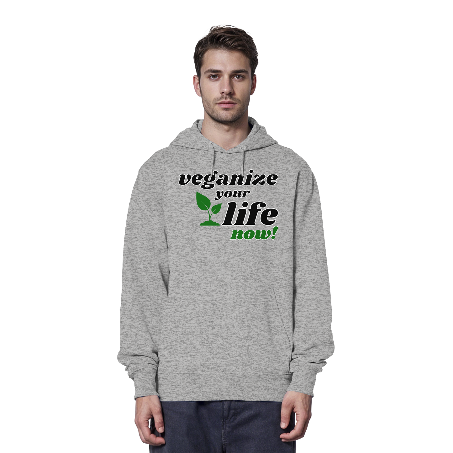 Unisex Bio Hoodie: 'veganize your life' Hoodie | vegwear