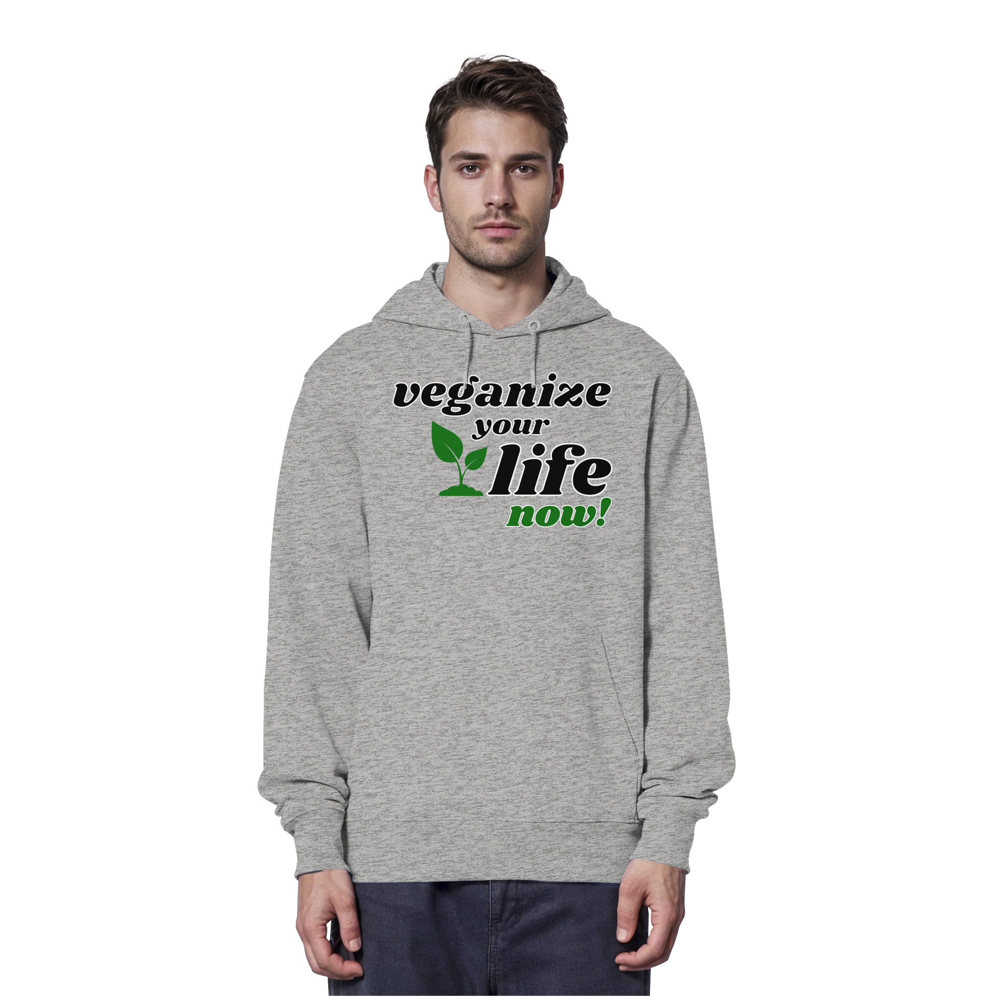 Unisex Bio Hoodie: 'veganize your life' Hoodie | vegwear