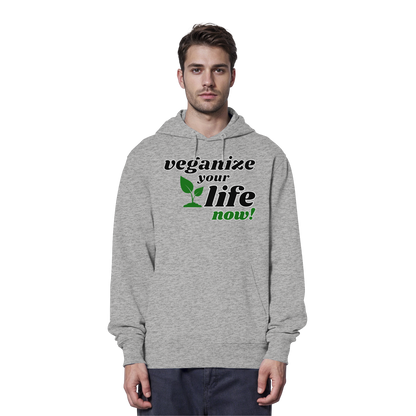 Unisex Bio Hoodie: 'veganize your life' Hoodie | vegwear