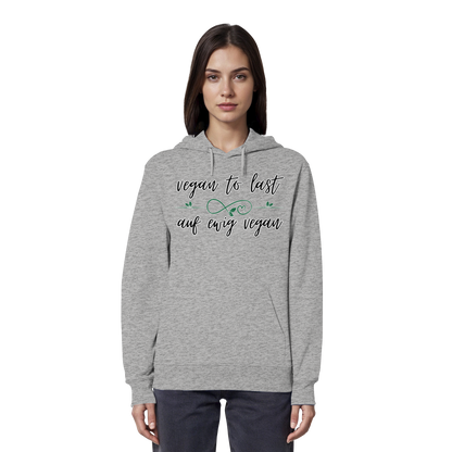 vegwear "vegan to last" - unisex Hoodie / Kapuzenpulli, bio, vegan