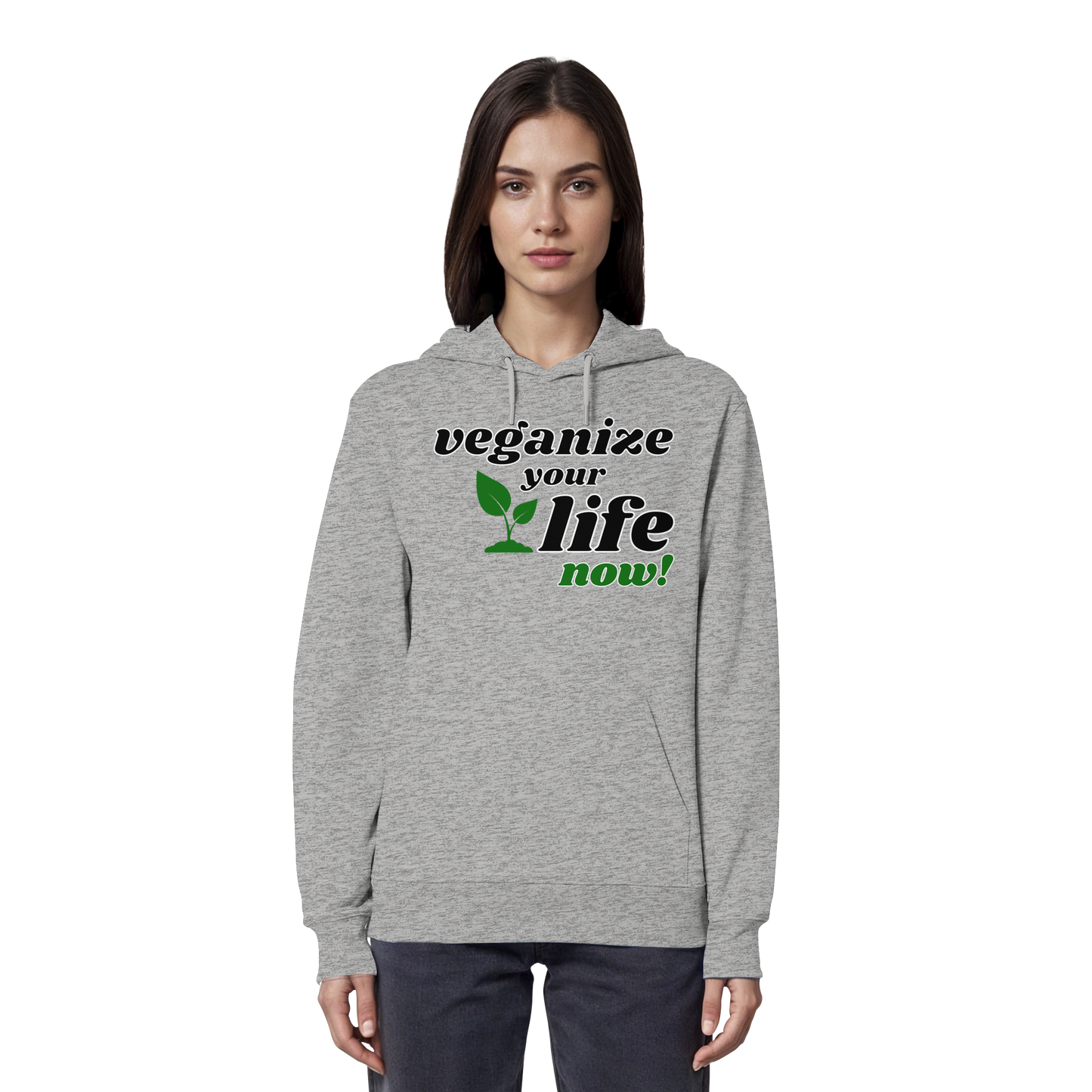 Unisex Bio Hoodie: 'veganize your life' Hoodie | vegwear
