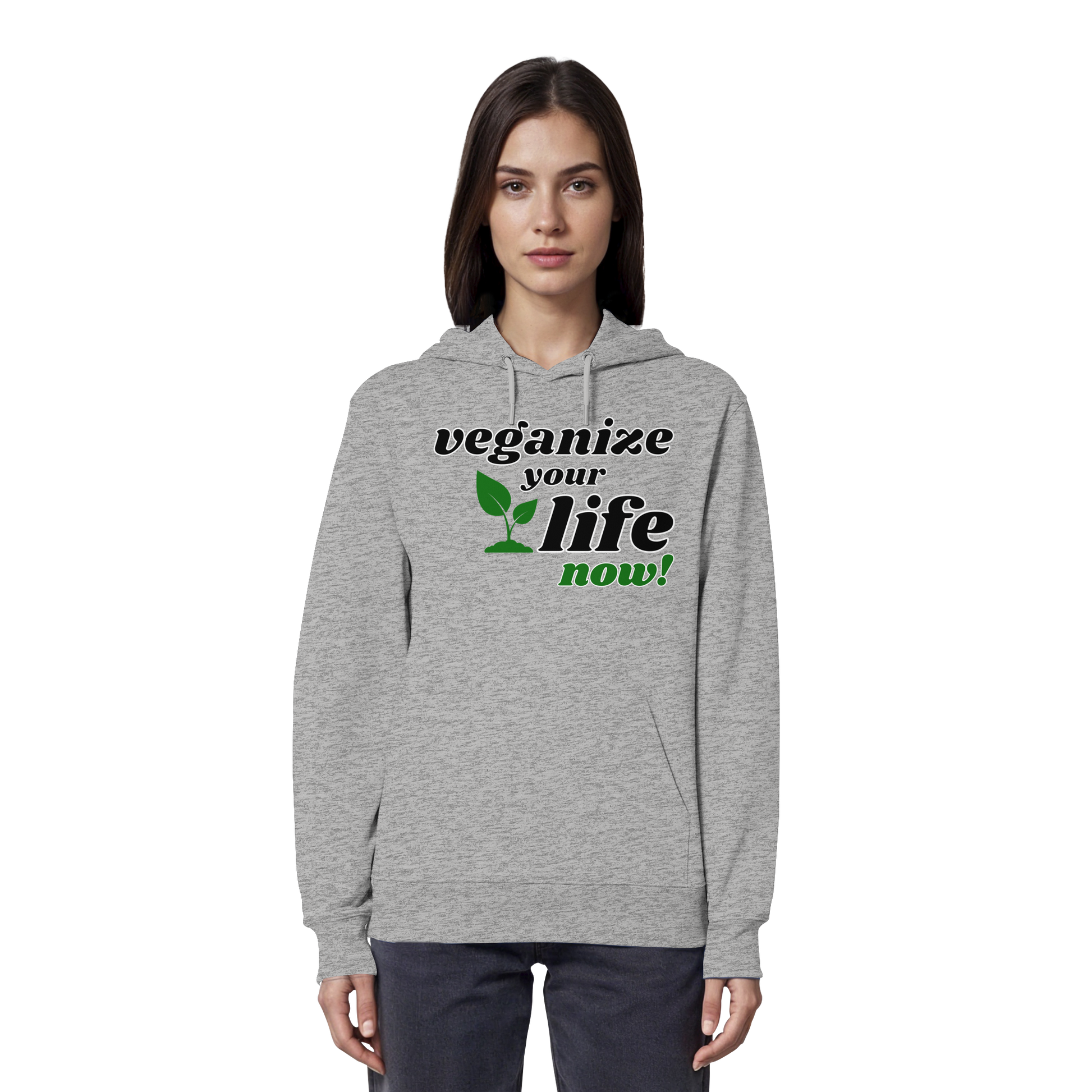 Unisex Bio Hoodie: 'veganize your life' Hoodie | vegwear