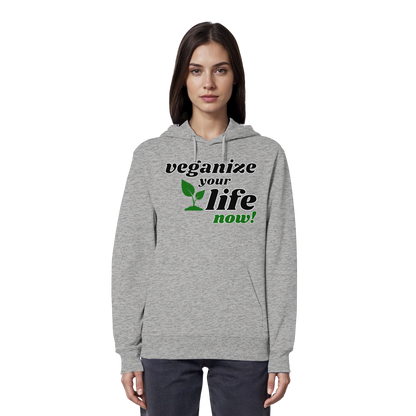 Unisex Bio Hoodie: 'veganize your life' Hoodie | vegwear