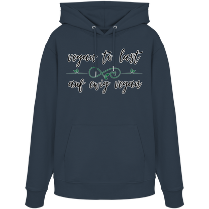 vegwear "vegan to last" - unisex Hoodie / Kapuzenpulli, bio, vegan