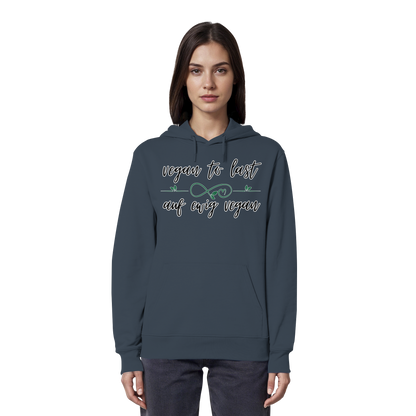 vegwear "vegan to last" - unisex Hoodie / Kapuzenpulli, bio, vegan