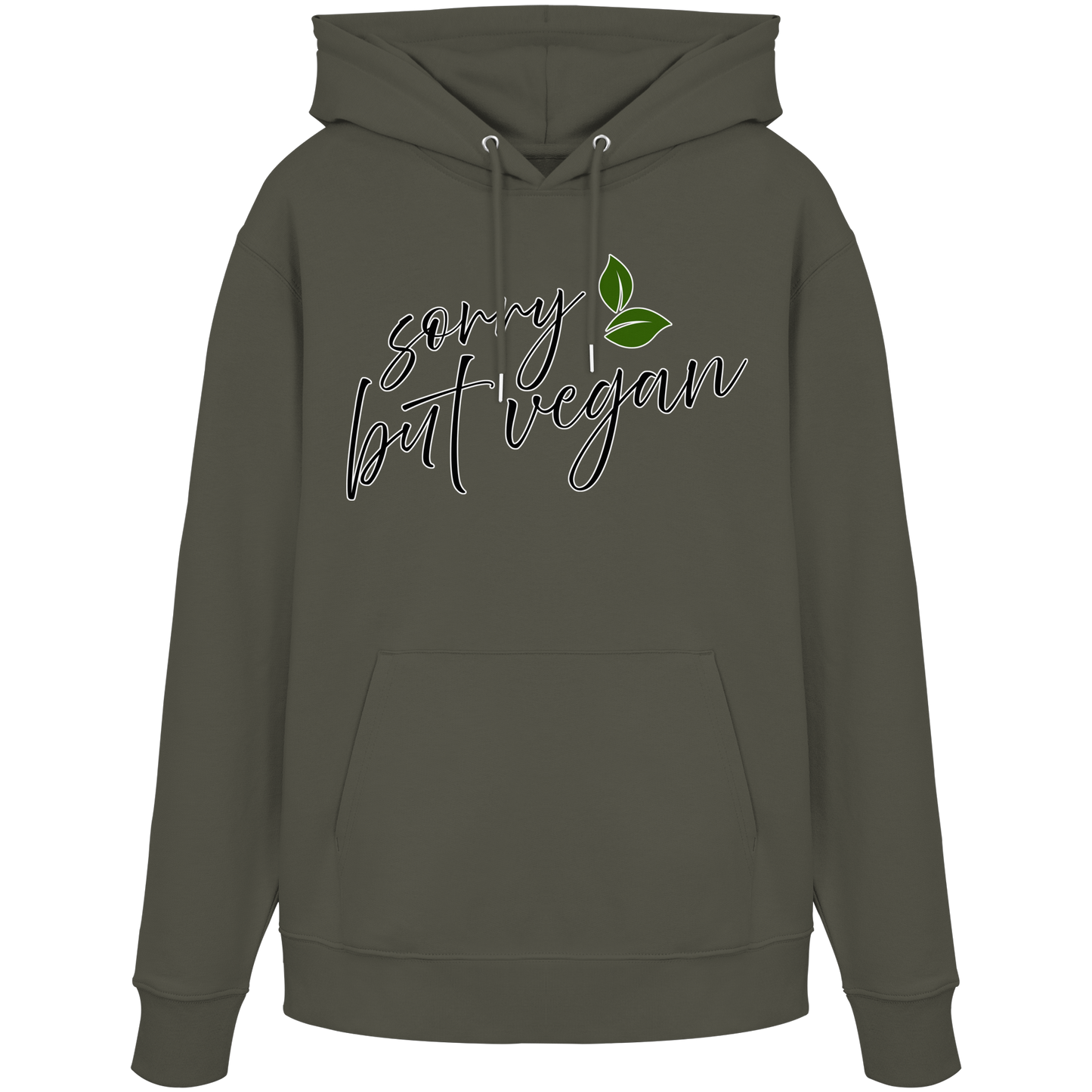 vegwear "sorry but vegan" - unisex hoodie / hoodie, organic, vegan