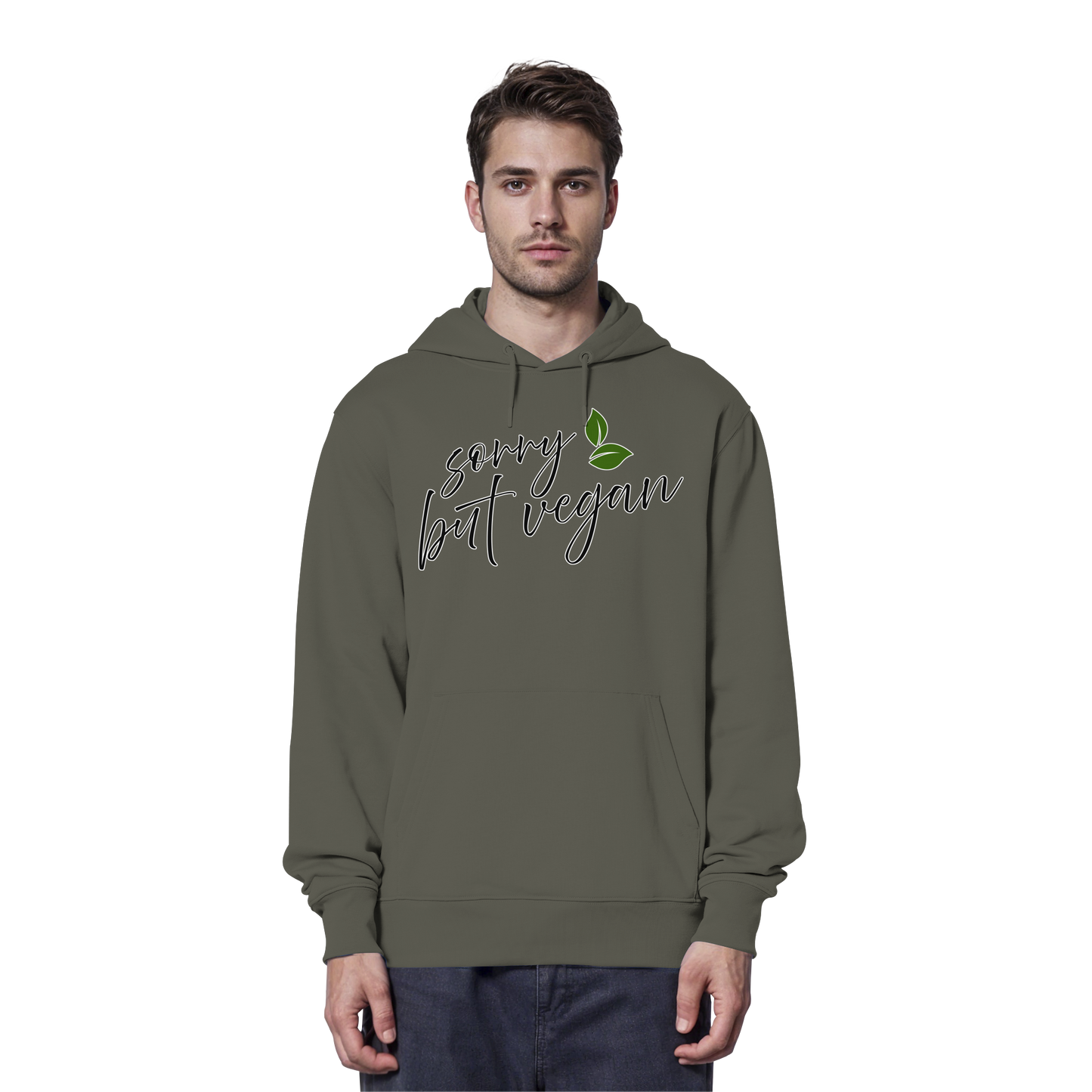 vegwear "sorry but vegan" - unisex hoodie / hoodie, organic, vegan