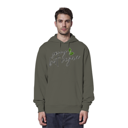 vegwear "sorry but vegan" - unisex hoodie / hoodie, organic, vegan