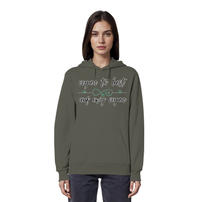 vegwear "vegan to last" - unisex Hoodie / Kapuzenpulli, bio, vegan