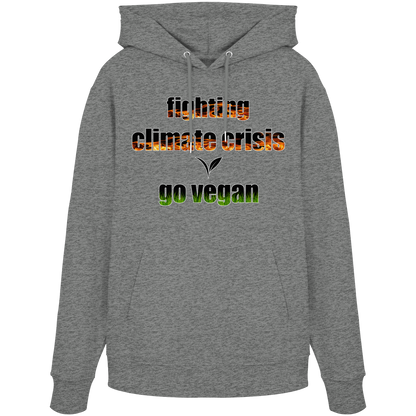 vegwear "fighting climate cirsis" - Bio Hoodie / Kapuzenpulli, vegan & klimafreundlich
