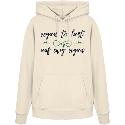 vegwear "vegan to last" - unisex Hoodie / Kapuzenpulli, bio, vegan
