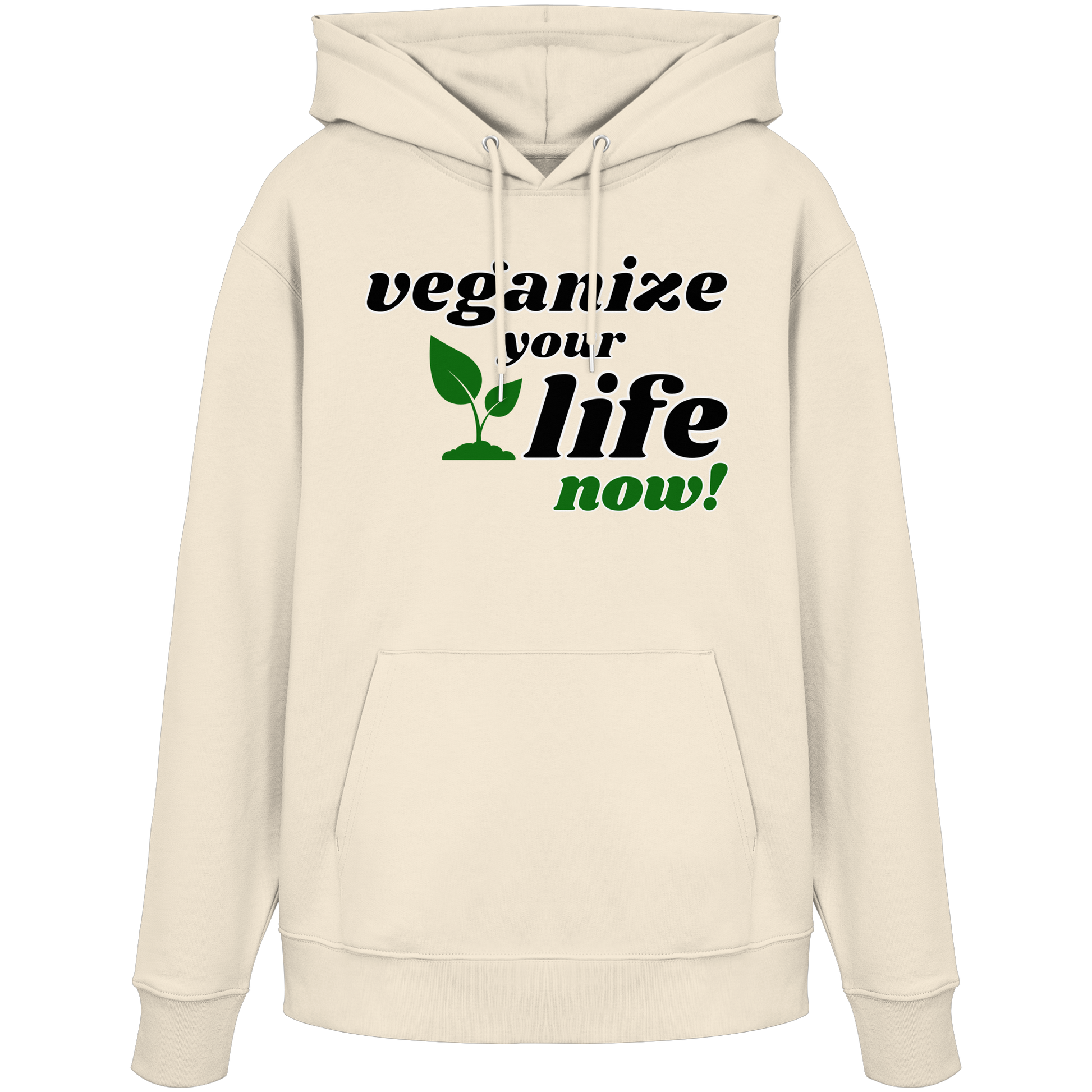 Unisex Bio Hoodie: 'veganize your life' Hoodie | vegwear