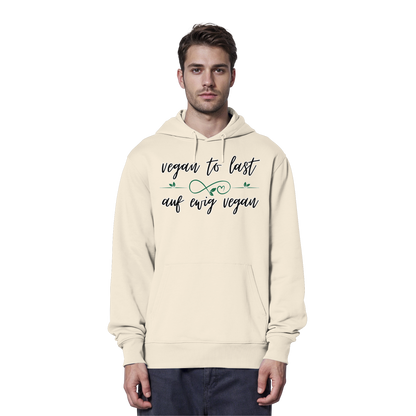 vegwear "vegan to last" - unisex Hoodie / Kapuzenpulli, bio, vegan