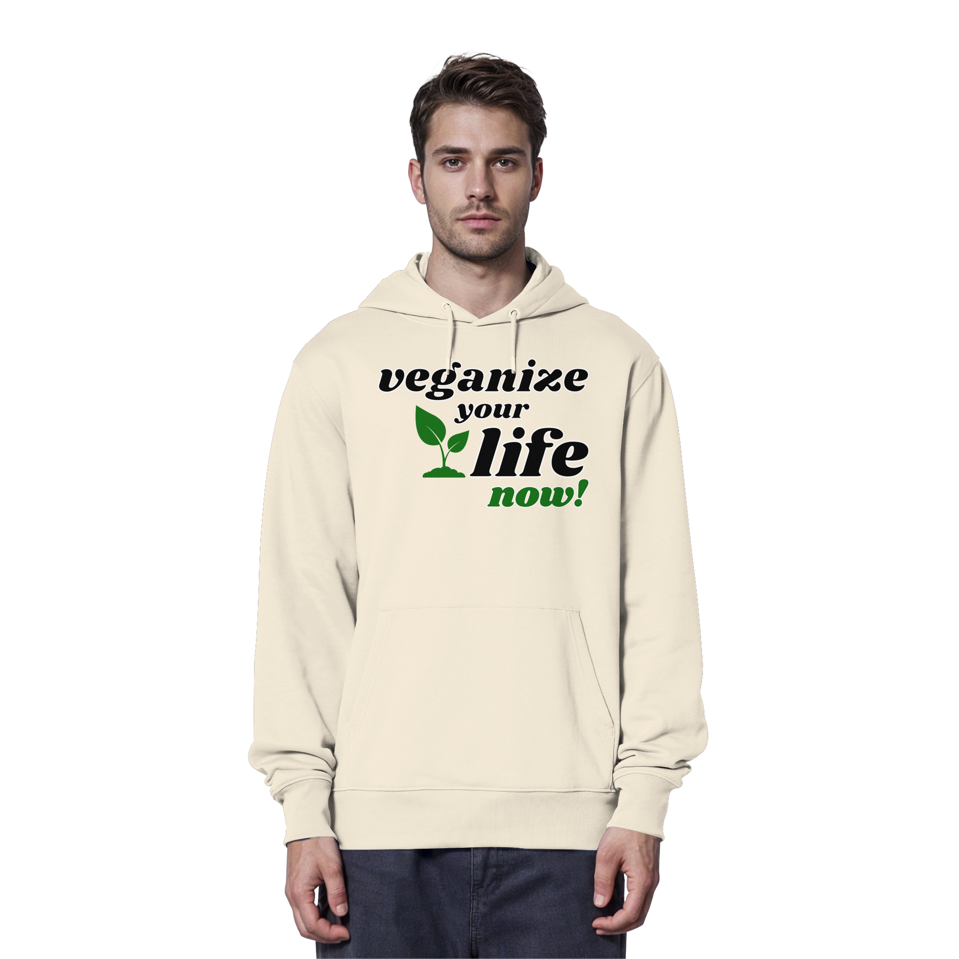 Unisex Bio Hoodie: 'veganize your life' Hoodie | vegwear