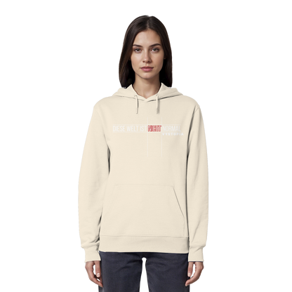 vegwear "Diese Welt ist nicht normal" -unisex Bio Hoodie / Kapuzenpulli