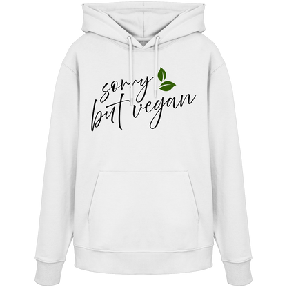 vegwear "sorry but vegan" - unisex hoodie / hoodie, organic, vegan