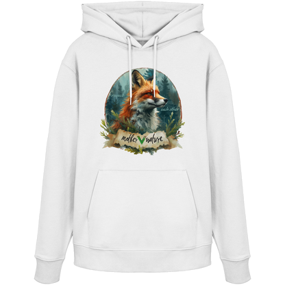 vegwear" respect each other" - unisex Hoodie / Kapuzenpulli, vegan, bio