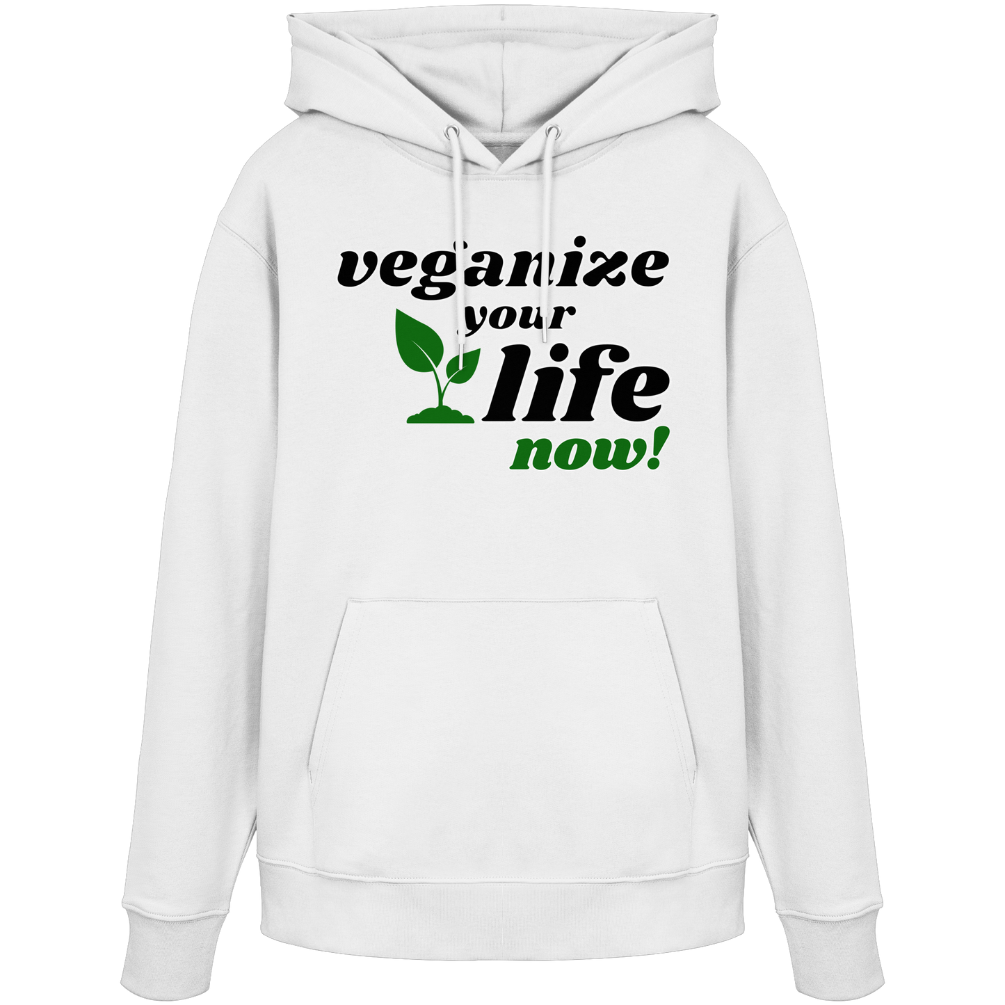 Unisex Bio Hoodie: 'veganize your life' Hoodie | vegwear