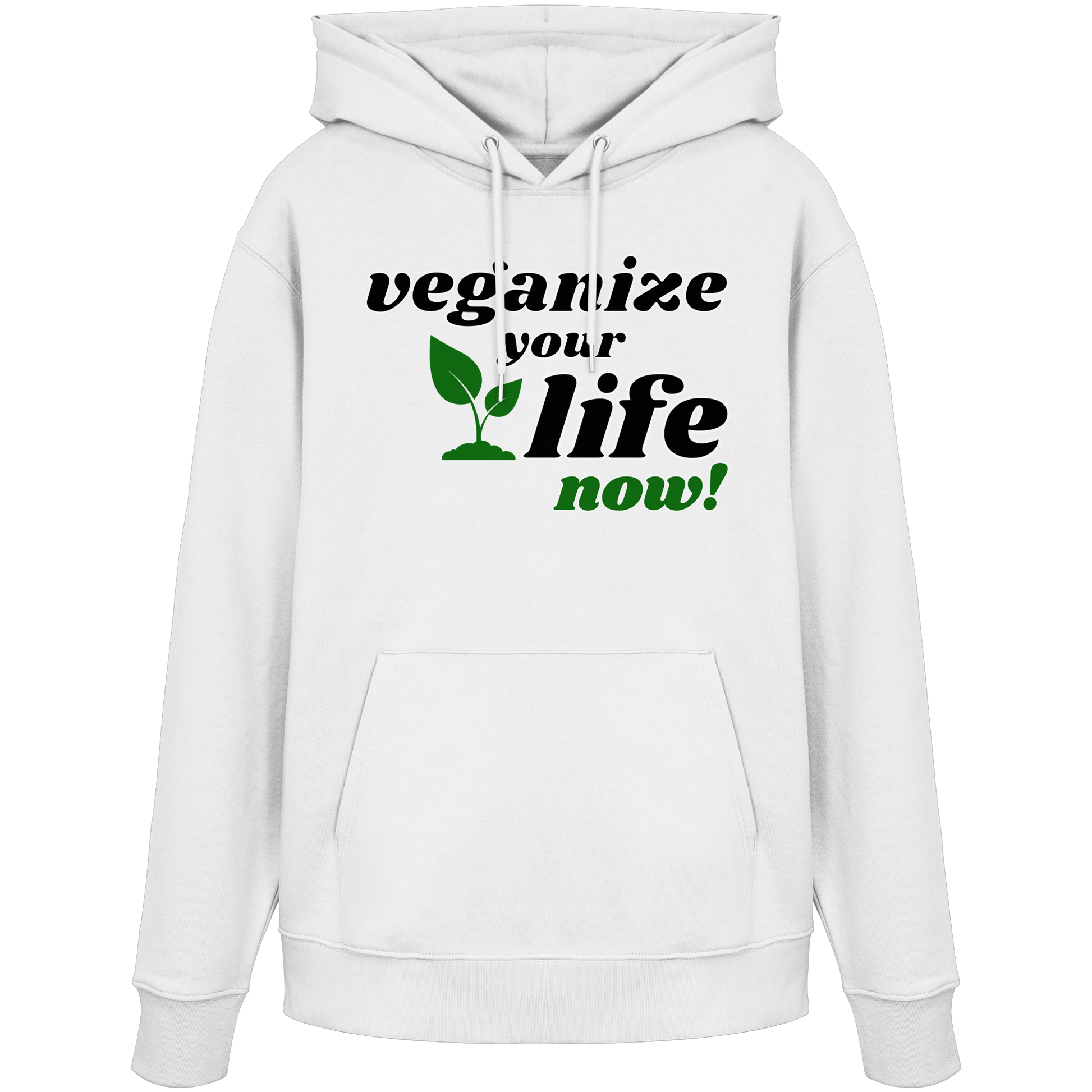 Unisex Bio Hoodie: 'veganize your life' Hoodie | vegwear