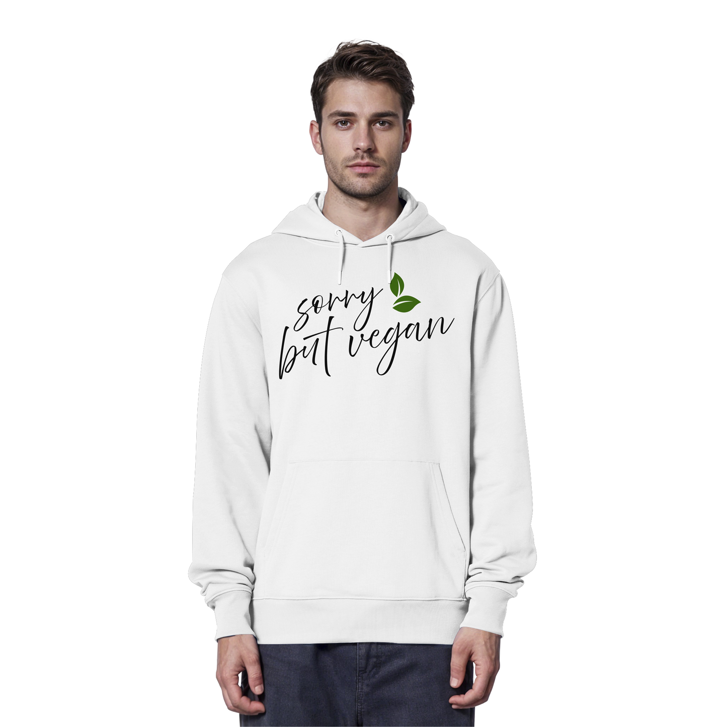 vegwear "sorry but vegan" - unisex hoodie / hoodie, organic, vegan
