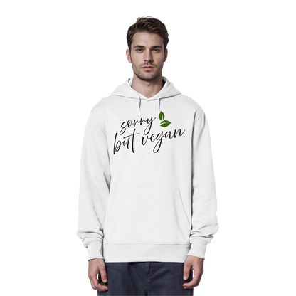 vegwear "sorry but vegan" - unisex hoodie / hoodie, organic, vegan