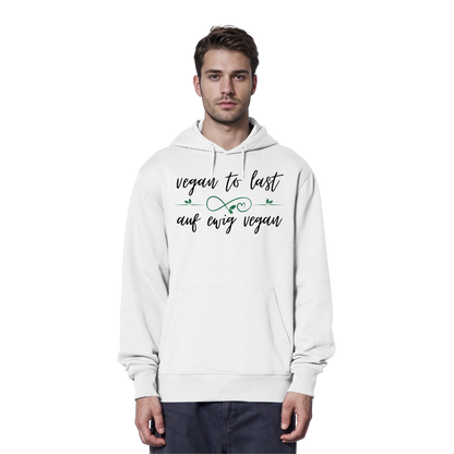 vegwear "vegan to last" - unisex Hoodie / Kapuzenpulli, bio, vegan