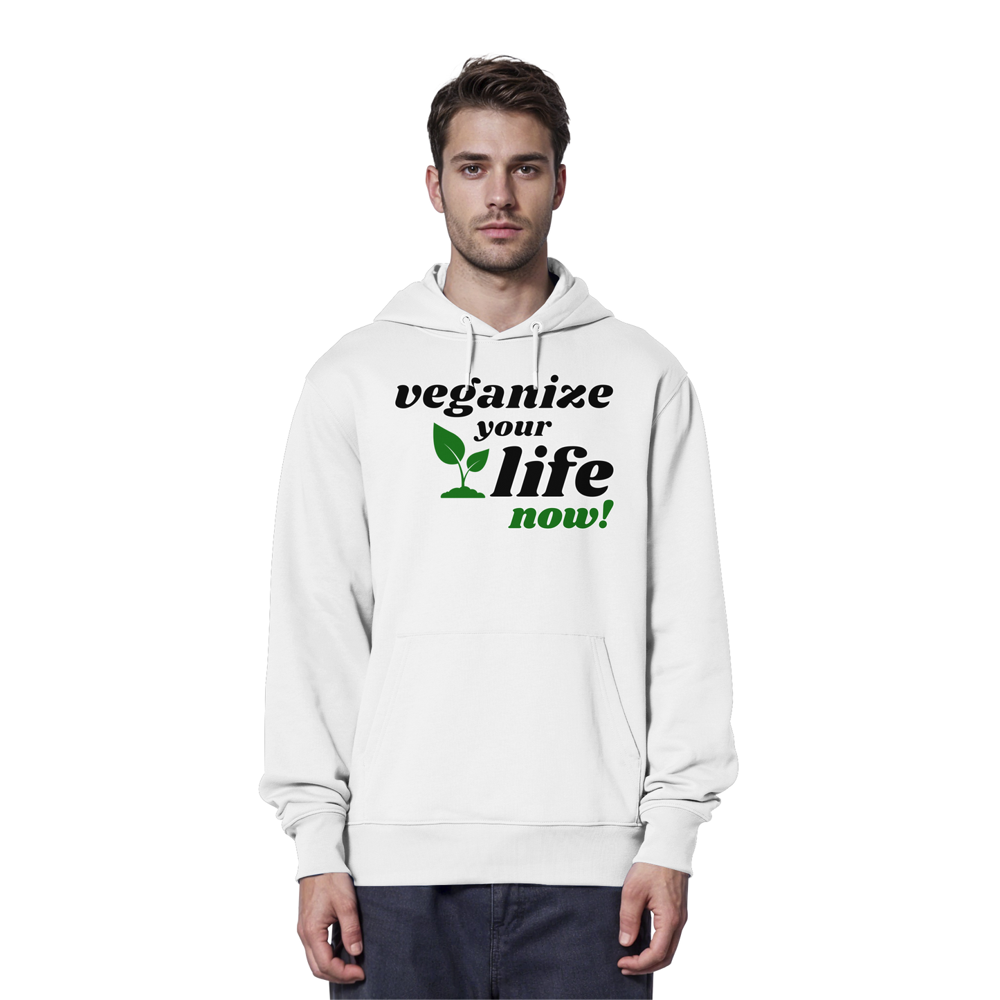 Unisex Bio Hoodie: 'veganize your life' Hoodie | vegwear