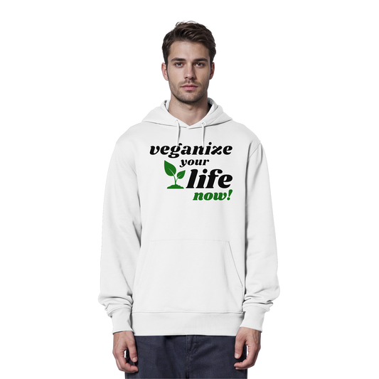 Unisex Bio Hoodie: 'veganize your life' Hoodie | vegwear