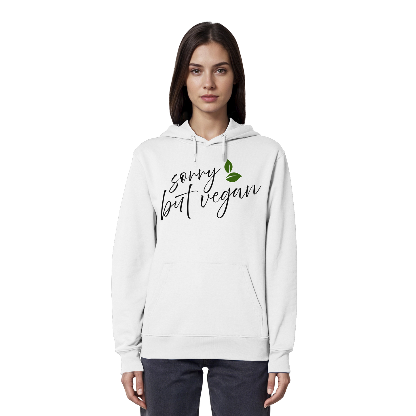 vegwear "sorry but vegan" - unisex hoodie / hoodie, organic, vegan