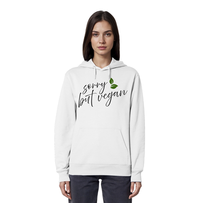 vegwear "sorry but vegan" - unisex hoodie / hoodie, organic, vegan
