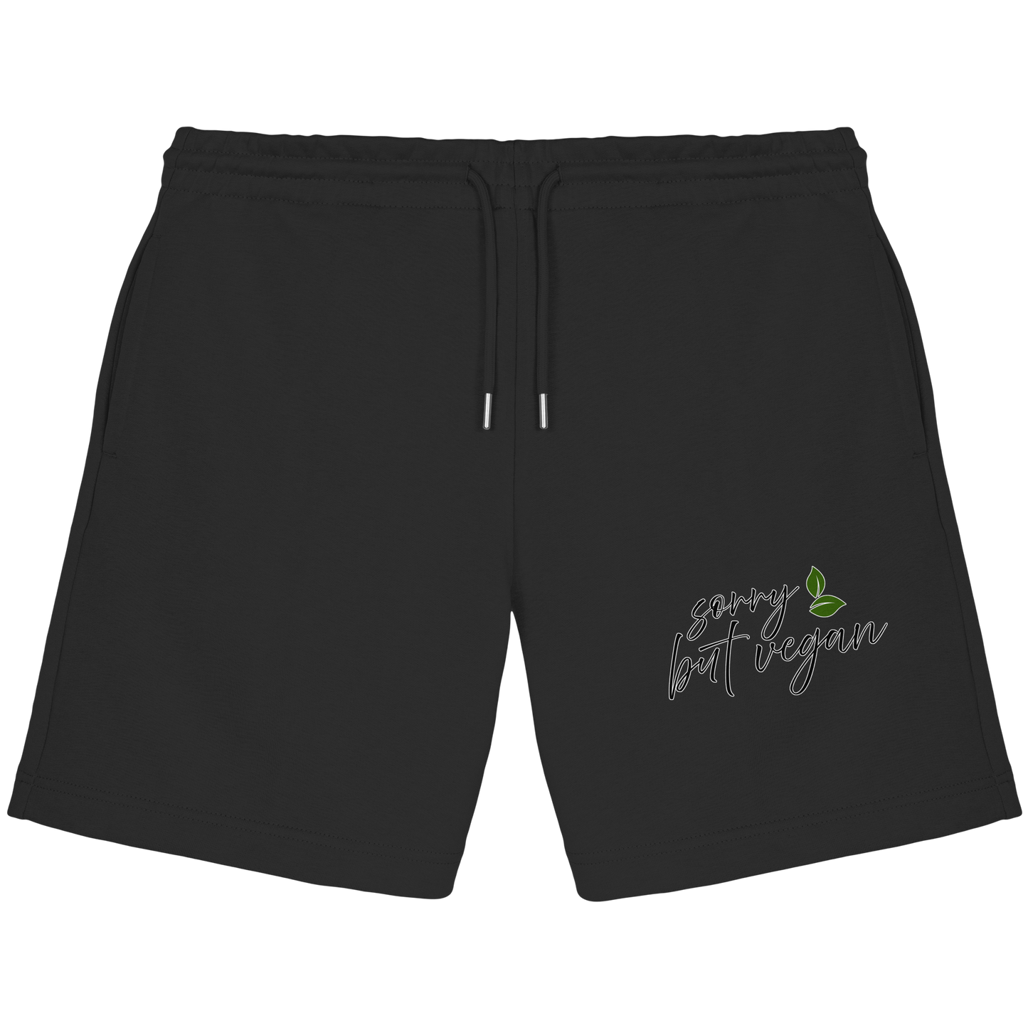 vegwear "sorry but vegan" - unisex, organic jogging shorts