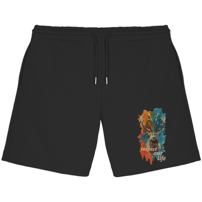 vegwear "respect our life - Hirsch" - unisex Jogger Shorts