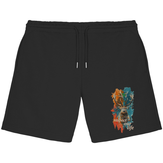 vegwear "respect our life - Hirsch" - unisex Jogger Shorts