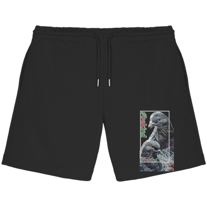 Unisex Bio Jogger Shorts: 'Be Kind' Statement Shorts | vegwear