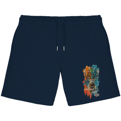 vegwear "respect our life - Hirsch" - unisex Jogger Shorts