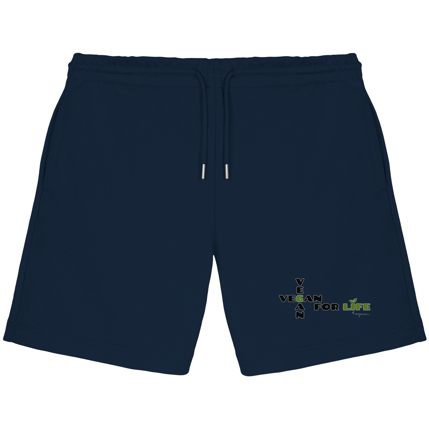 vegwear "vegan for life" - unisex Jogger Shorts, bio vegan fair
