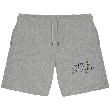 vegwear "sorry but vegan" - unisex, organic jogging shorts