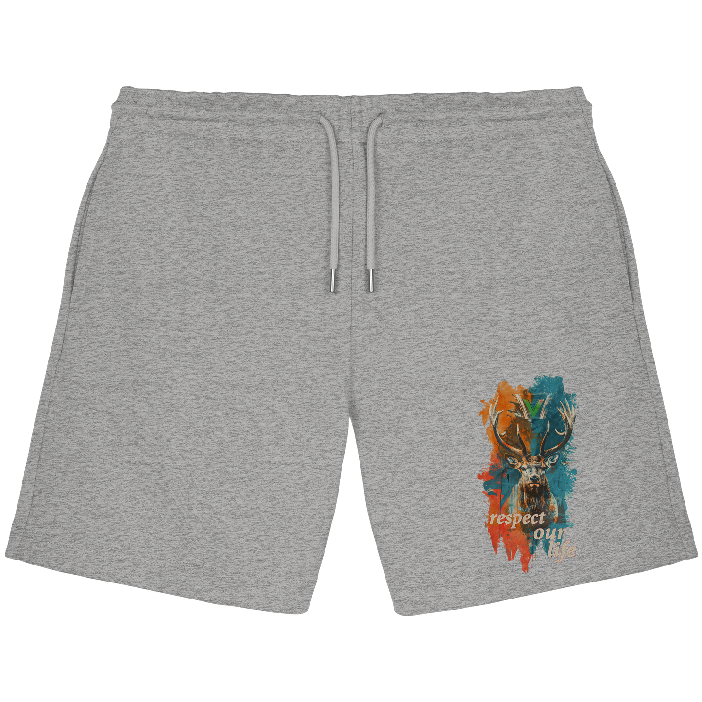vegwear "respect our life - Hirsch" - unisex Jogger Shorts