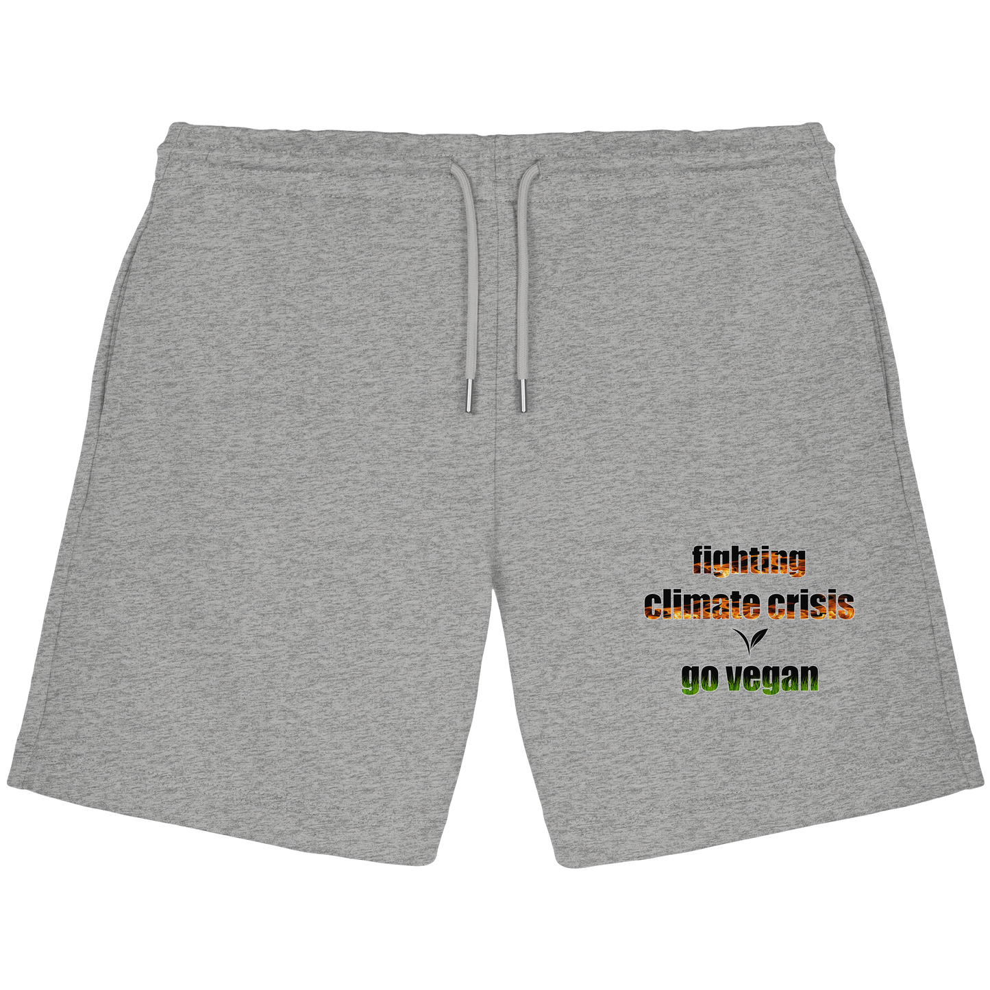 vegwear "fighting climate crisis" - unisex Bio Jogger Shorts, vegan